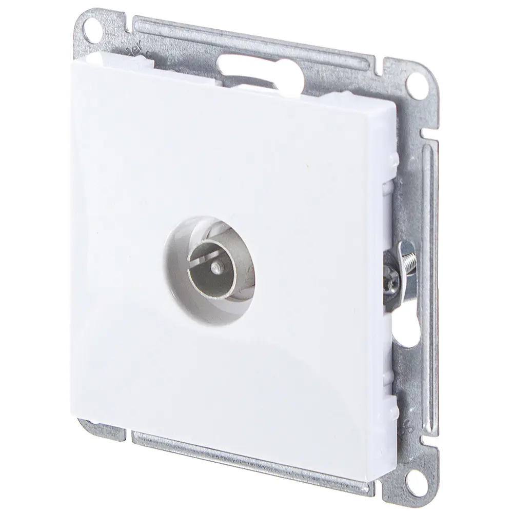 ТВ розетка Schneider Electric W59, оконечный, цвет белый STLM-2099798