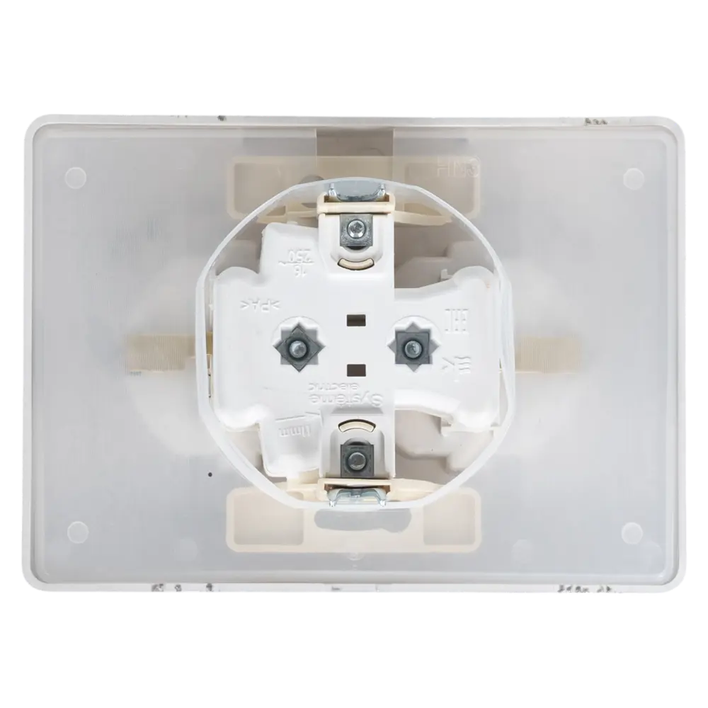 Розетка двойная встраиваемая Systeme Electric Blanca с заземлением IP44 цвет алюминий 86728865 STLM-2153628 - Вид №3