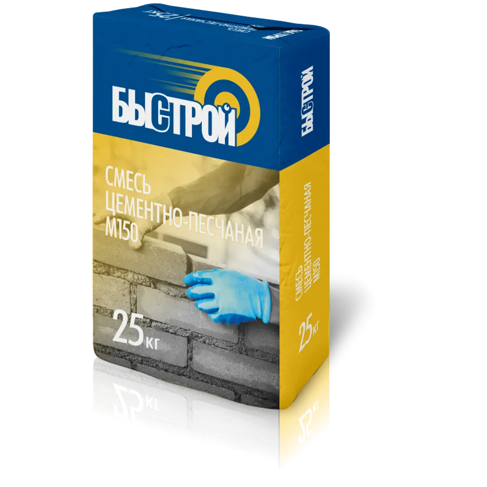 Смесь цементно-песчаная M150 (ЦПС) Быстрой 25 кг STLM-2107132