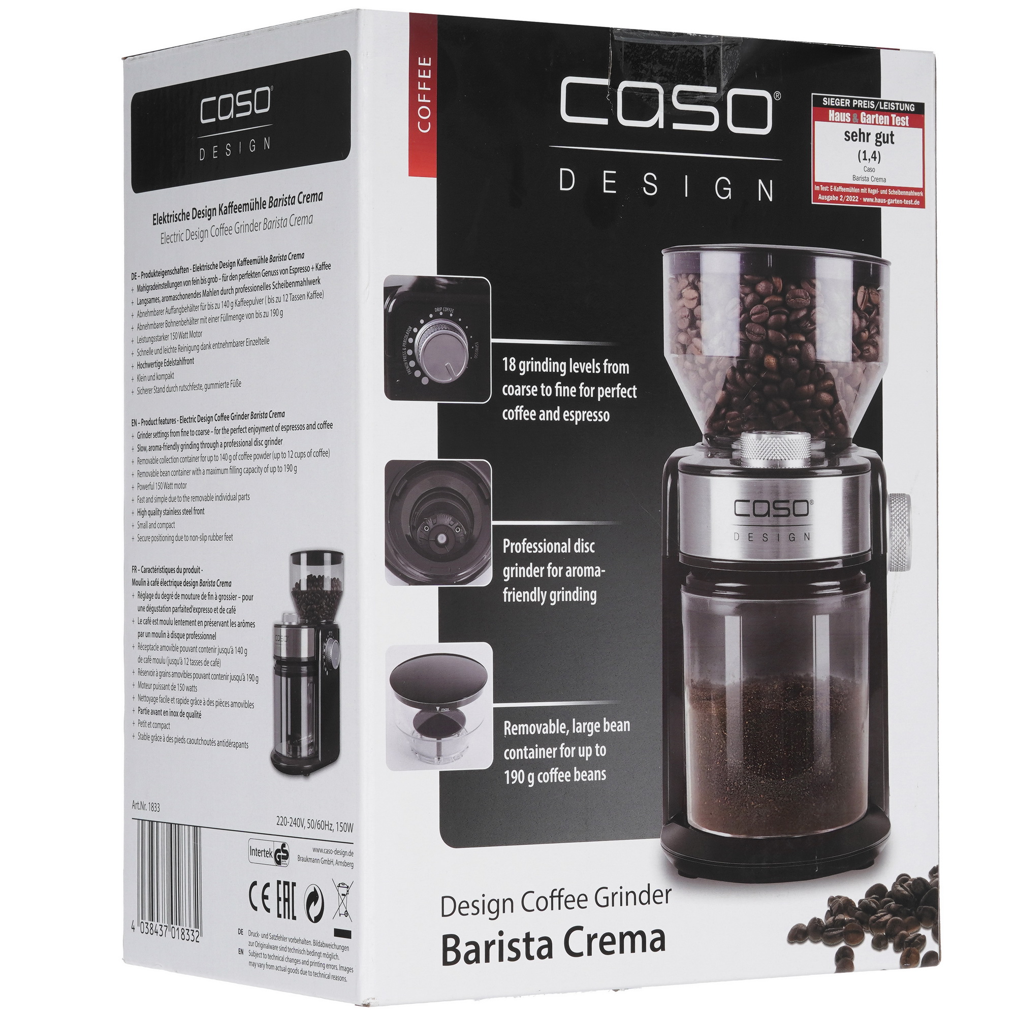 STDN-0133455 Кофемолка ручная Caso Китай  - Вид №9