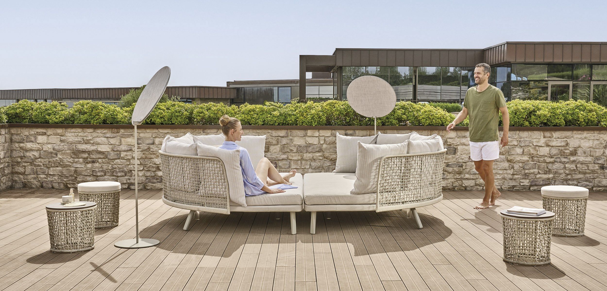 Садовая кровать из синтетического волокна Varaschin Эмма ARCH-00123018 - Вид №4