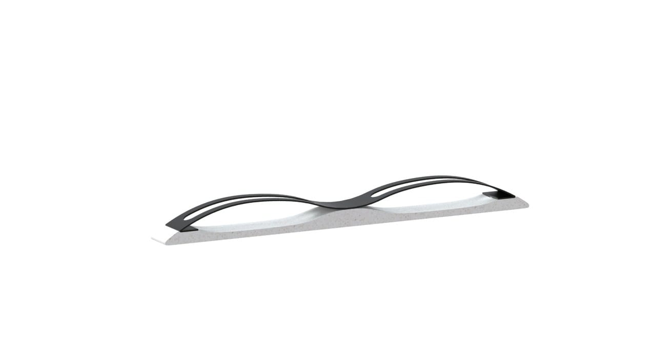 Стойка для велосипедов из оцинкованной стали Viscio Urban Design волна ARCH-00084638 - Вид №17