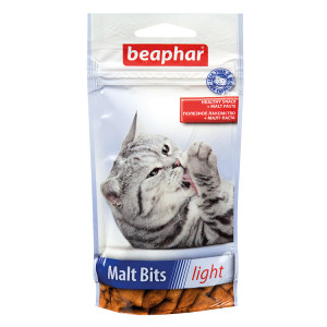 ПР0032294 Лакомство для кошек Подушечки с мальт-пастой Malt-Bits, Light Beaphar