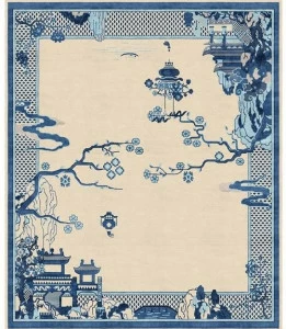 Tapis Rouge Прямоугольный коврик ручной работы Chinoiserie Tr1536