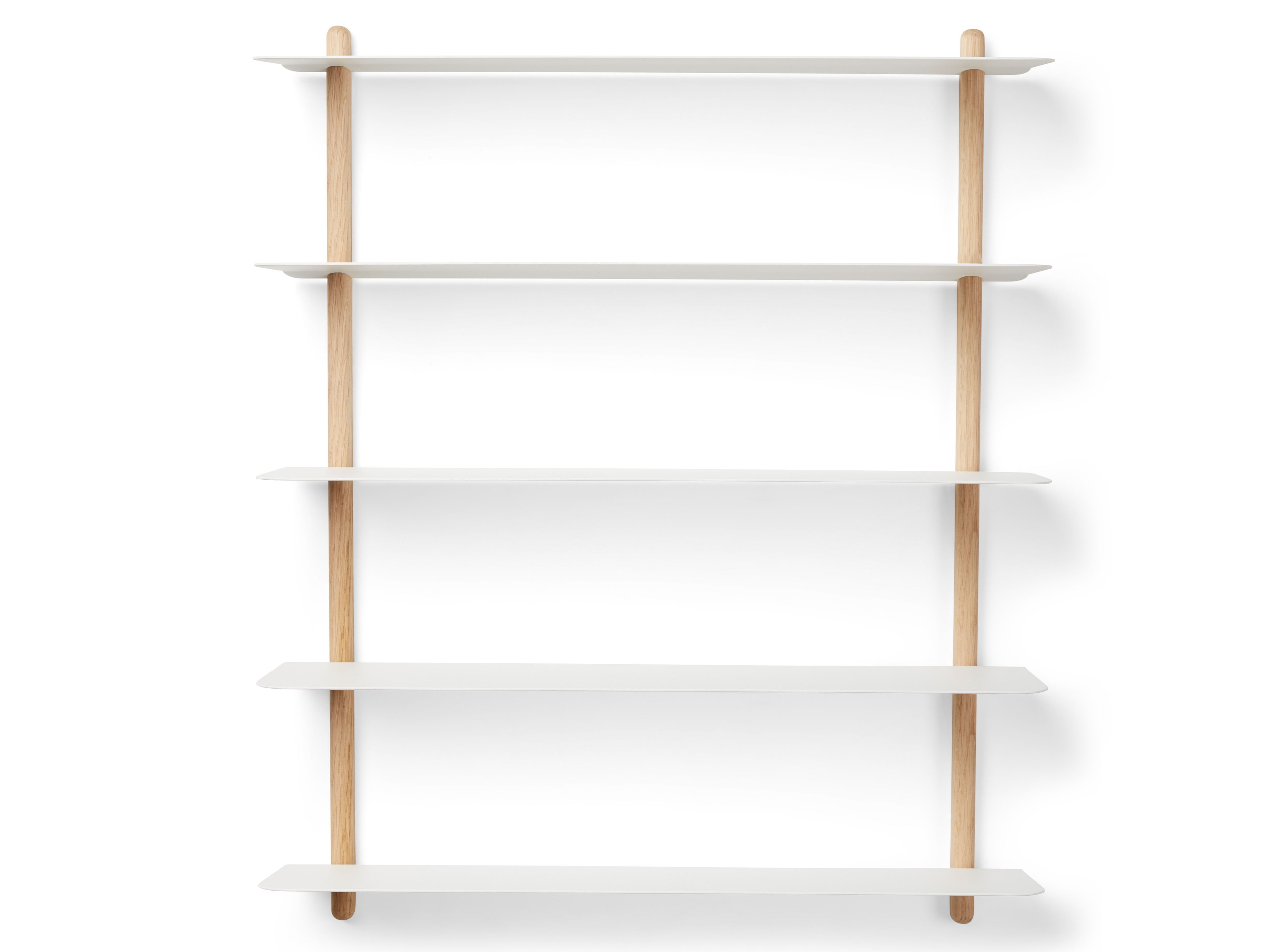 Подвесной книжный шкаф из стали и дерева Gejst Nivo ARCH-00111878