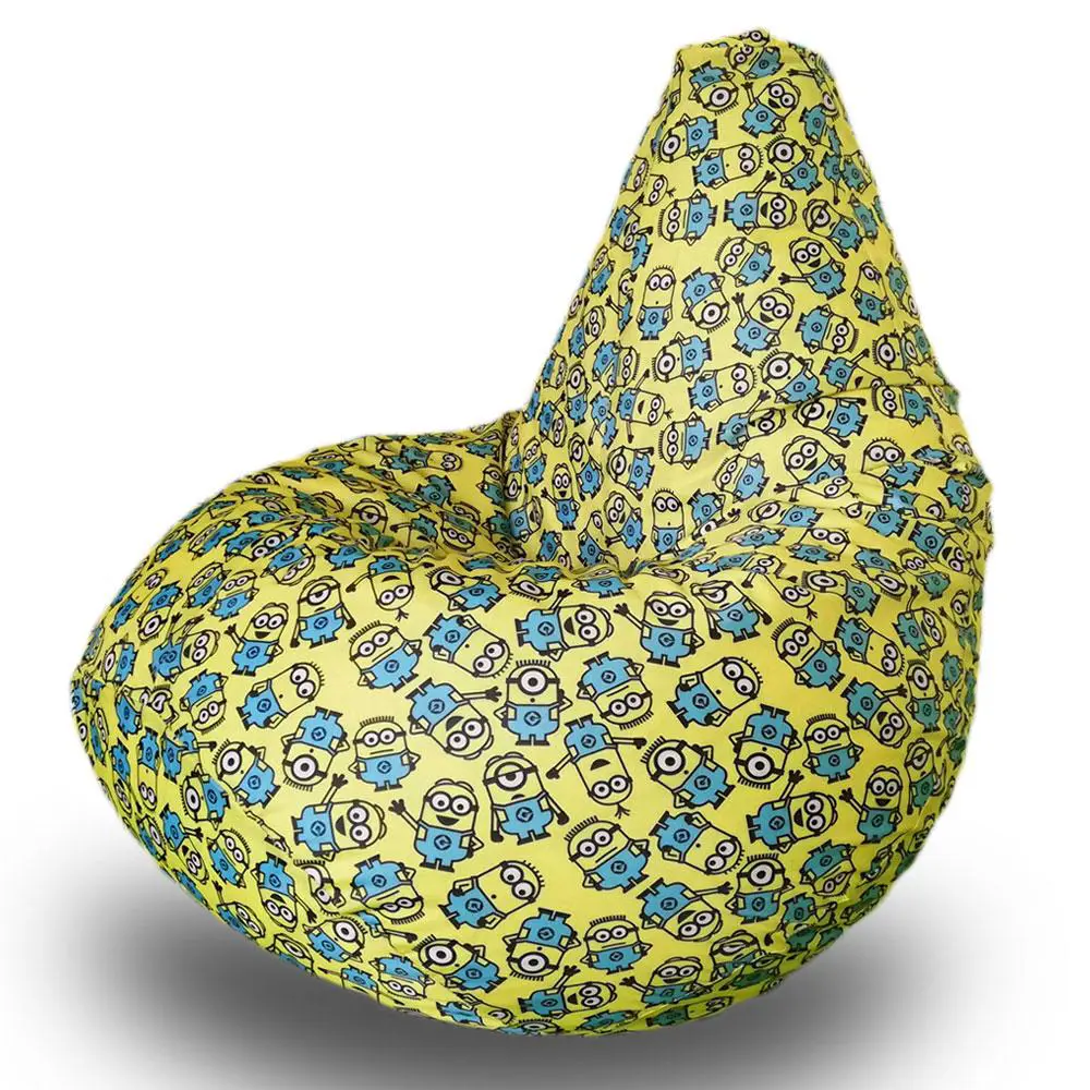 90668074 Мягкое кресло-мешок Mypuff b_wb_593 XXL Миди, оксфорд, Миньоны STLM-0330807