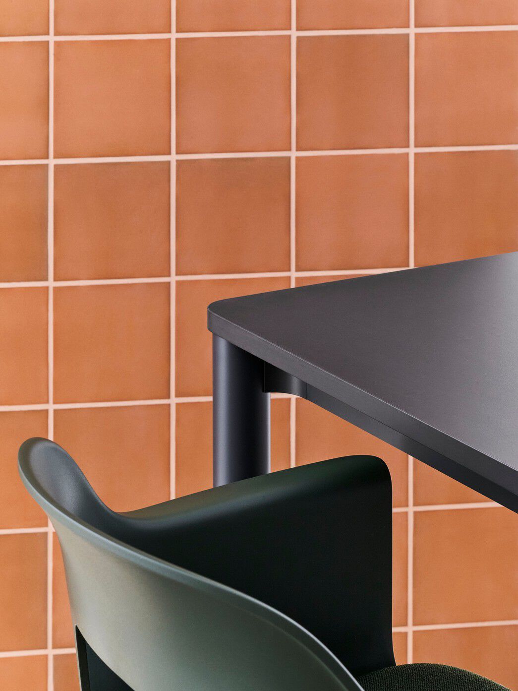 Мягкое кресло с открытой спинкой с подлокотниками Hay макет ARCH-00068393 - Вид №13