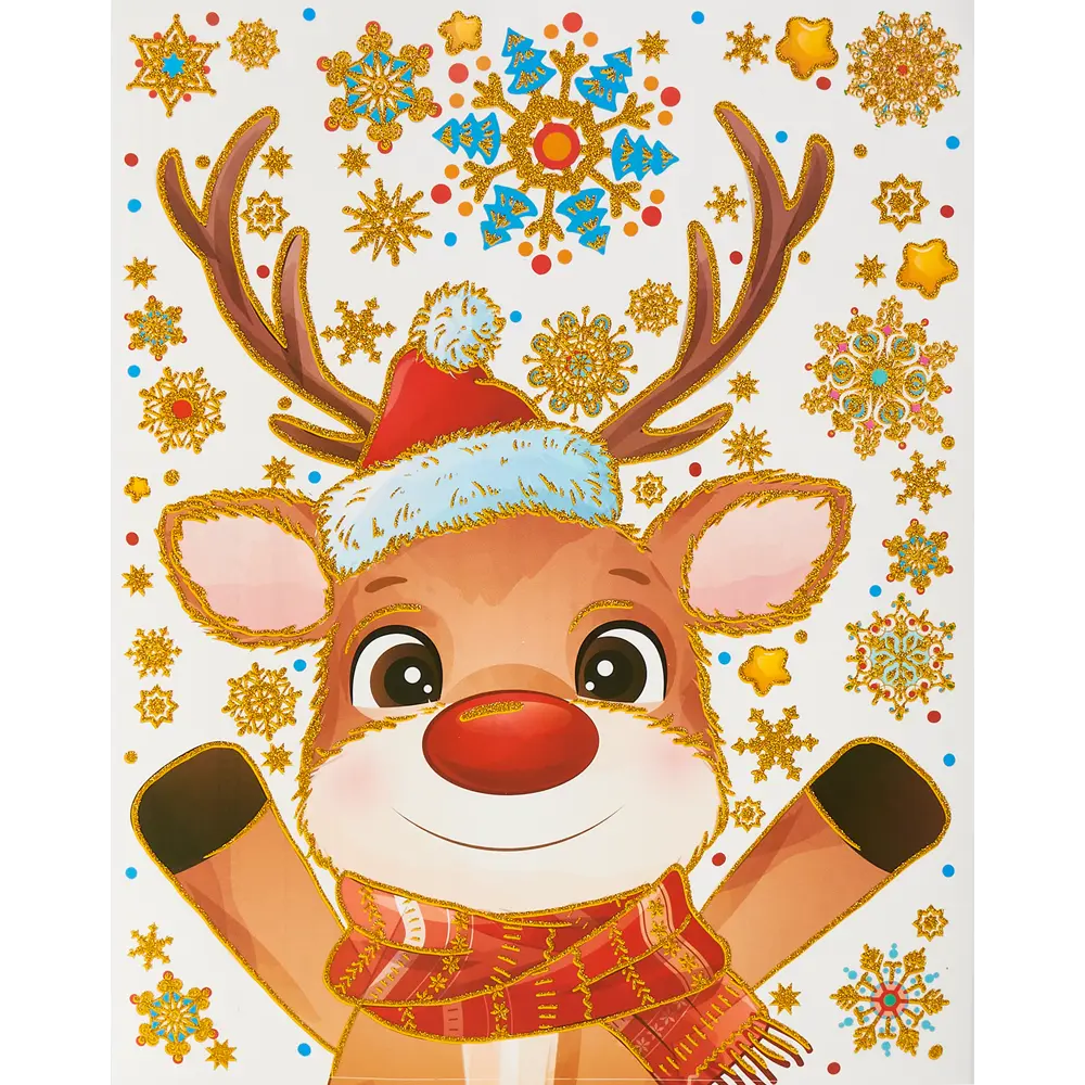 Украшение оконное Милый олененок 30х38 см Santreyd STLM-2133855