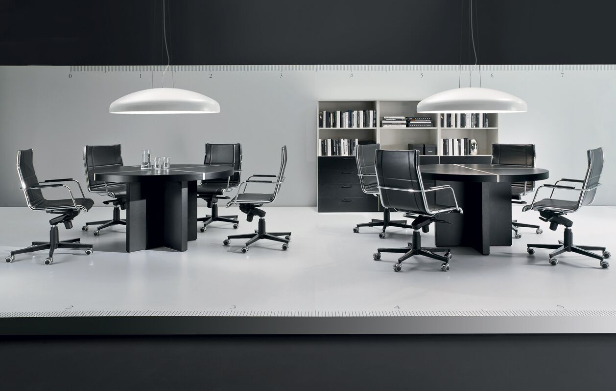 Круглый деревянный стол для встреч i 4 Mariani ARCH-00150967 - Вид №1