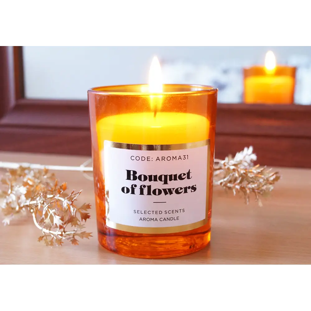 Свеча парафиновая Bouquet of flowers ароматическая EVIS STLM-2111033 - Вид №2