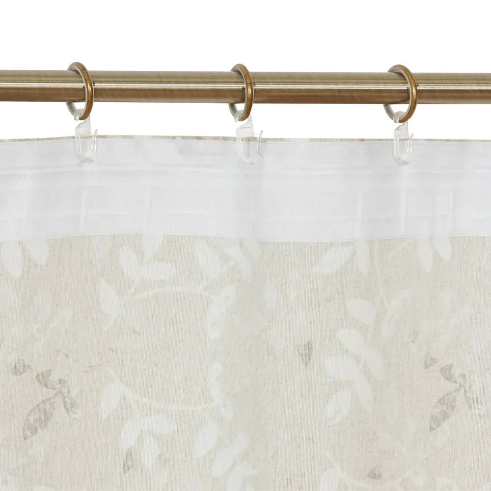 Штора Изольда 200x270 см цвет бежевый Altali STLM-2040959 - Вид №3