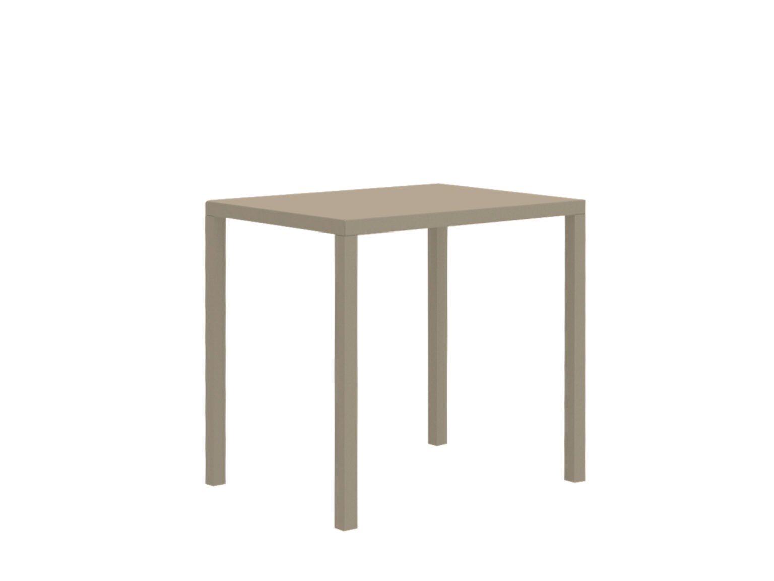 Металлический штабелируемый прямоугольный садовый стол Vermobil Quatris ARCH-00080787 - Вид №25