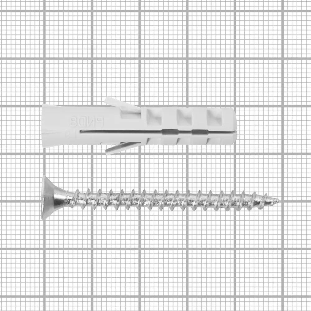 Дюбель нейлоновый STANDERS PND 8×40 мм с шурупами для бетона и кирпича 83387769 STLM-1011219 - Вид №4