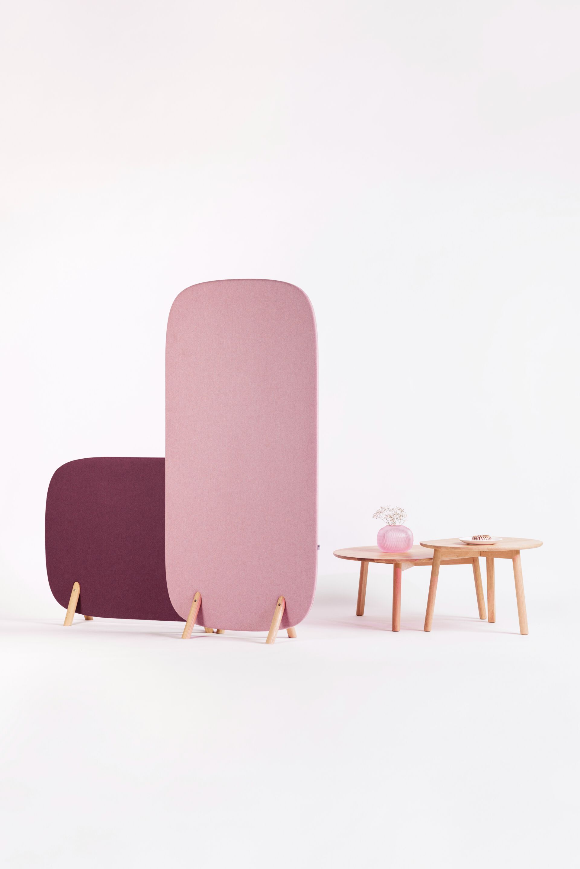 Звукопоглощающая офисная перегородка из ткани SilentLab SHADE TIMBER ARCH-00061177 - Вид №4