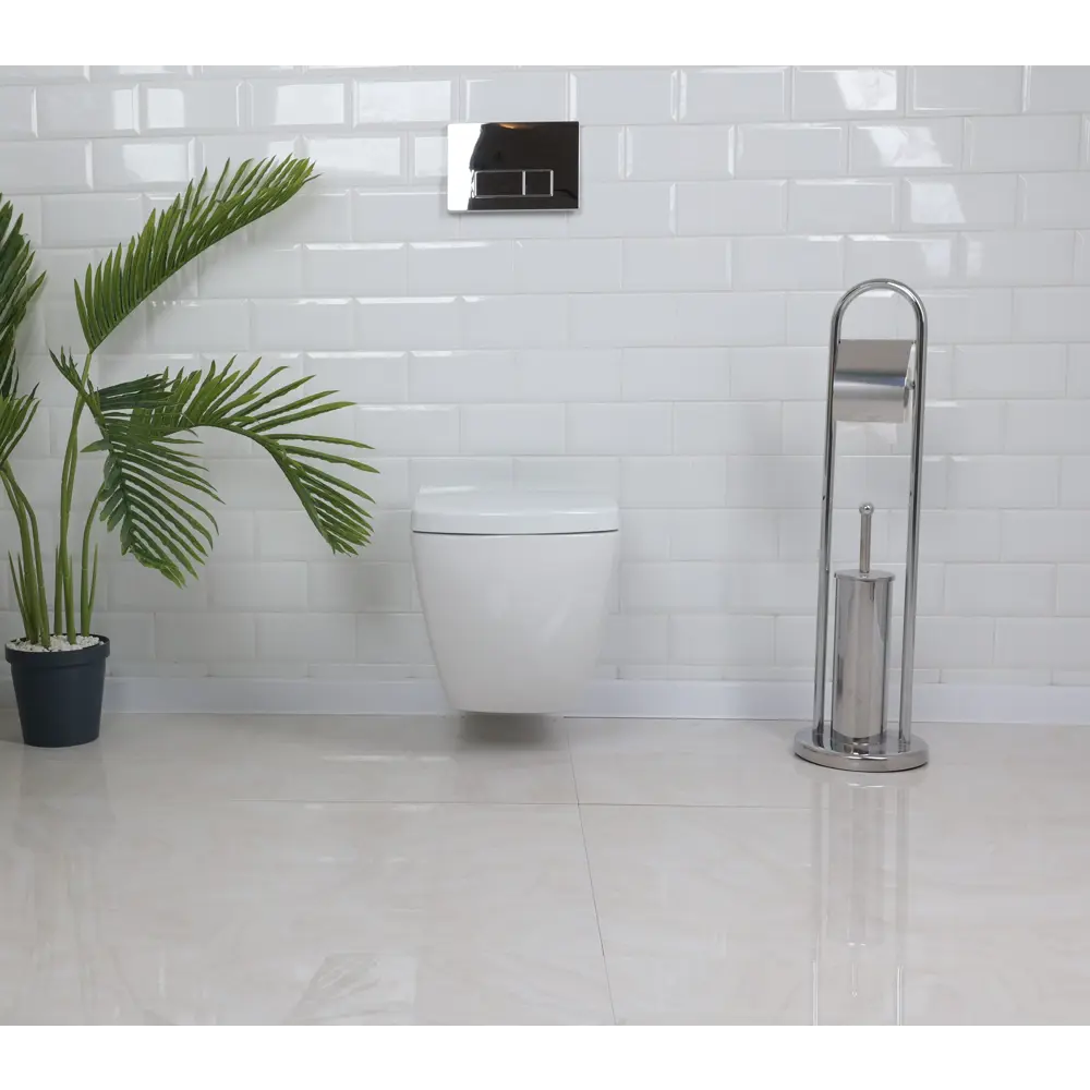 Комплект инсталляция с унитазом Creavit Tetra TP326-11CB00E-0000, с микролифтом, клавиша цвет хром STLM-2064023 - Вид №4