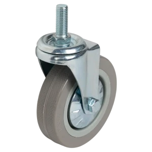 Колесо поворотное без тормоза 100 мм до 70 кг цвет серый