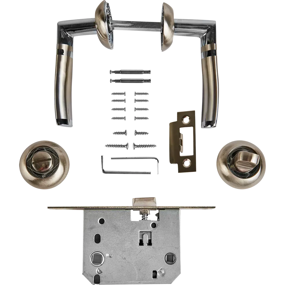 Дверные ручки PUNTO Jet для межкомнатных дверей с системой запирания 85202299 STLM-0903439 - Вид №1