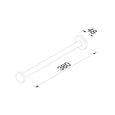 Металлический держатель для полотенец Geesa Nemox ARCH-00138253 - Вид №4