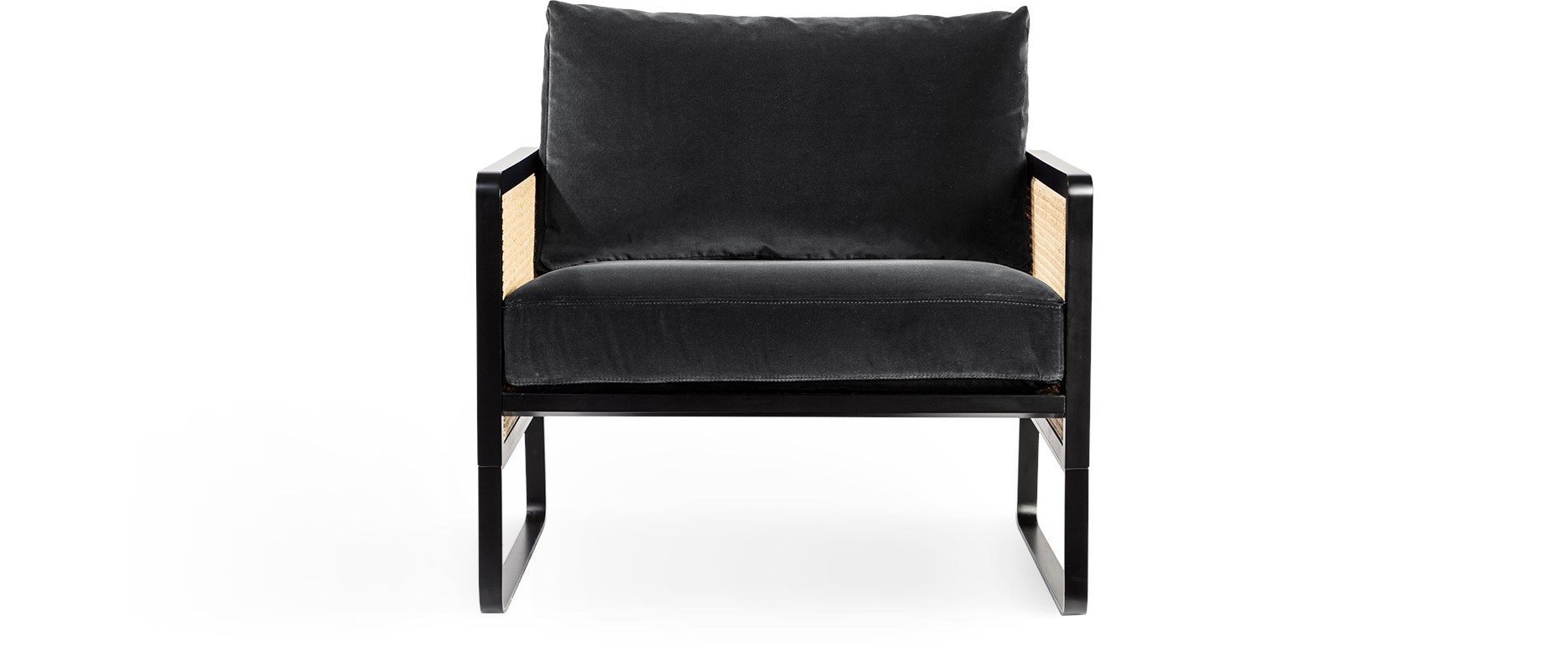 Винтажное стильное бархатное съемное мягкое кресло RED EDITION плетеная ARCH-00037426 - Вид №19