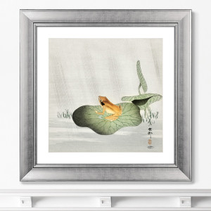 91278097 Картина «» Frog on lotus leaf , 1901г. STLM-0532751 КАРТИНЫ В КВАРТИРУ