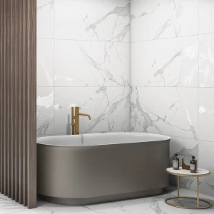 Керамогранит Arcadia Ceramica Paradise Statuario 60x120x0.9 см 1.44 м² матовый цвет белый