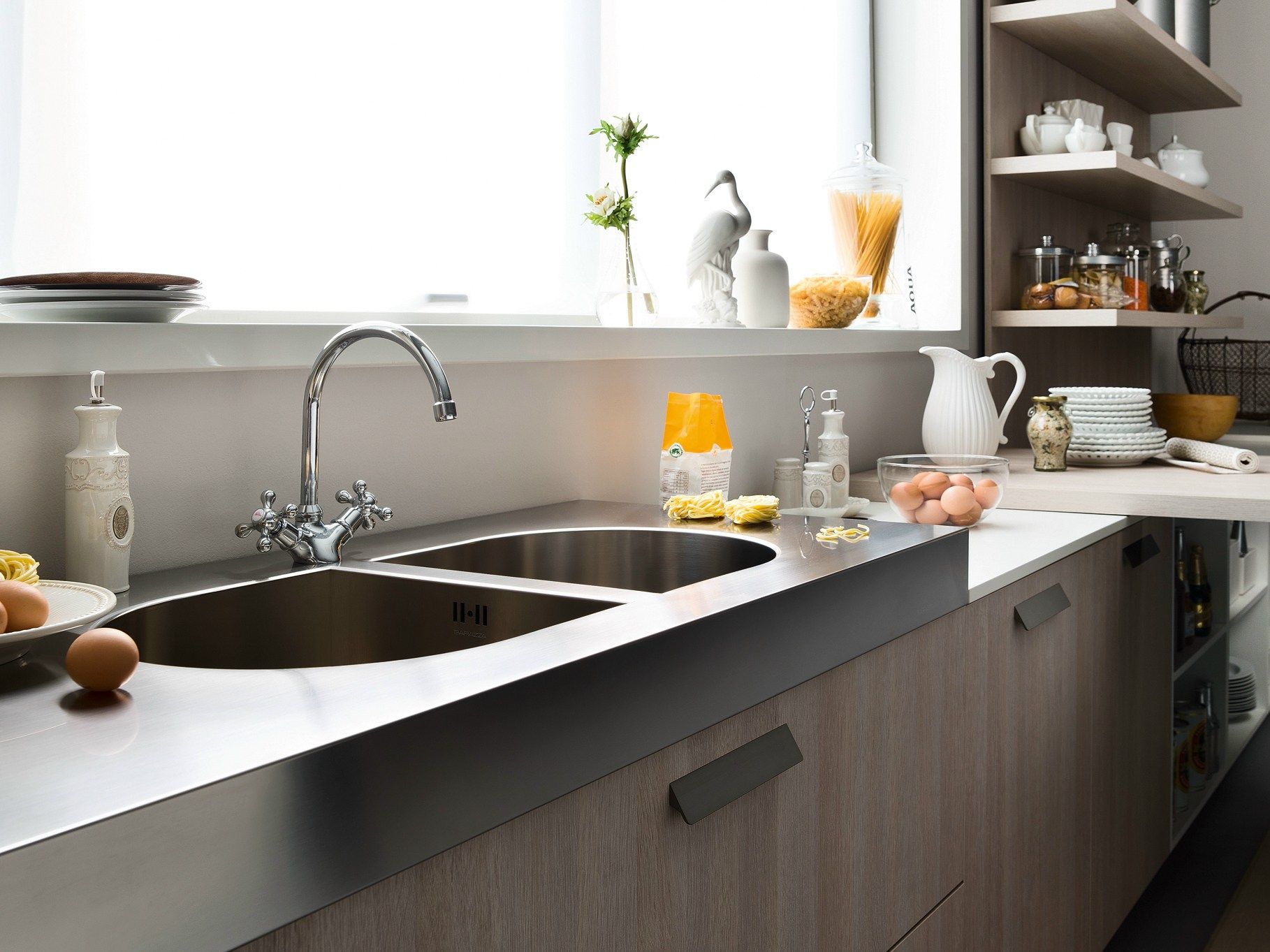 Одно отверстие столешница кухонный кран с поворотным изливом Nobili Grace ARCH-00044890 - Вид №2