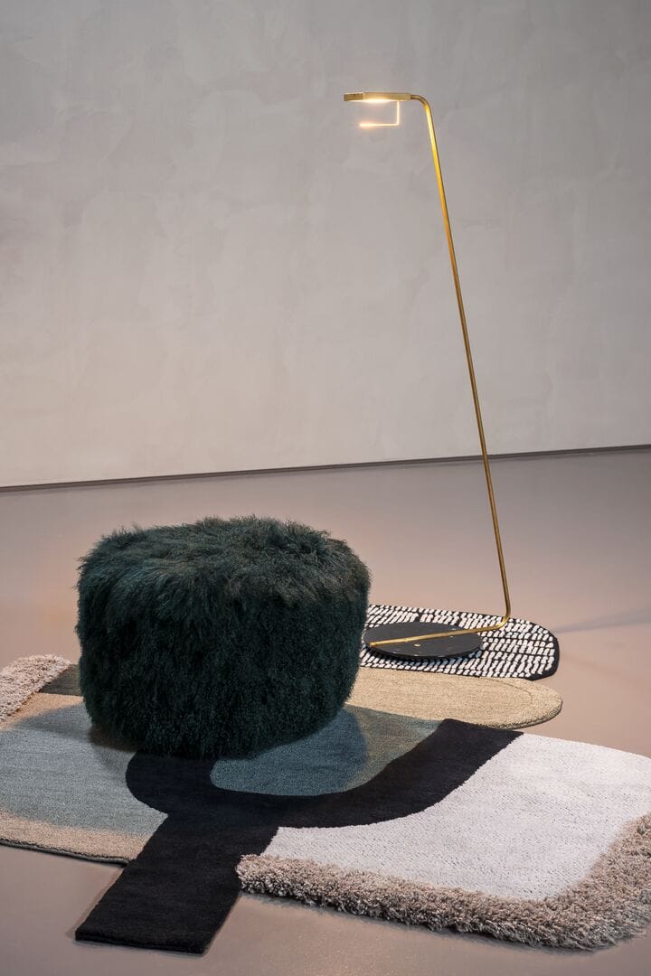 Круглый кожаный пуф Baxter Anais ARCH-00076576 - Вид №4