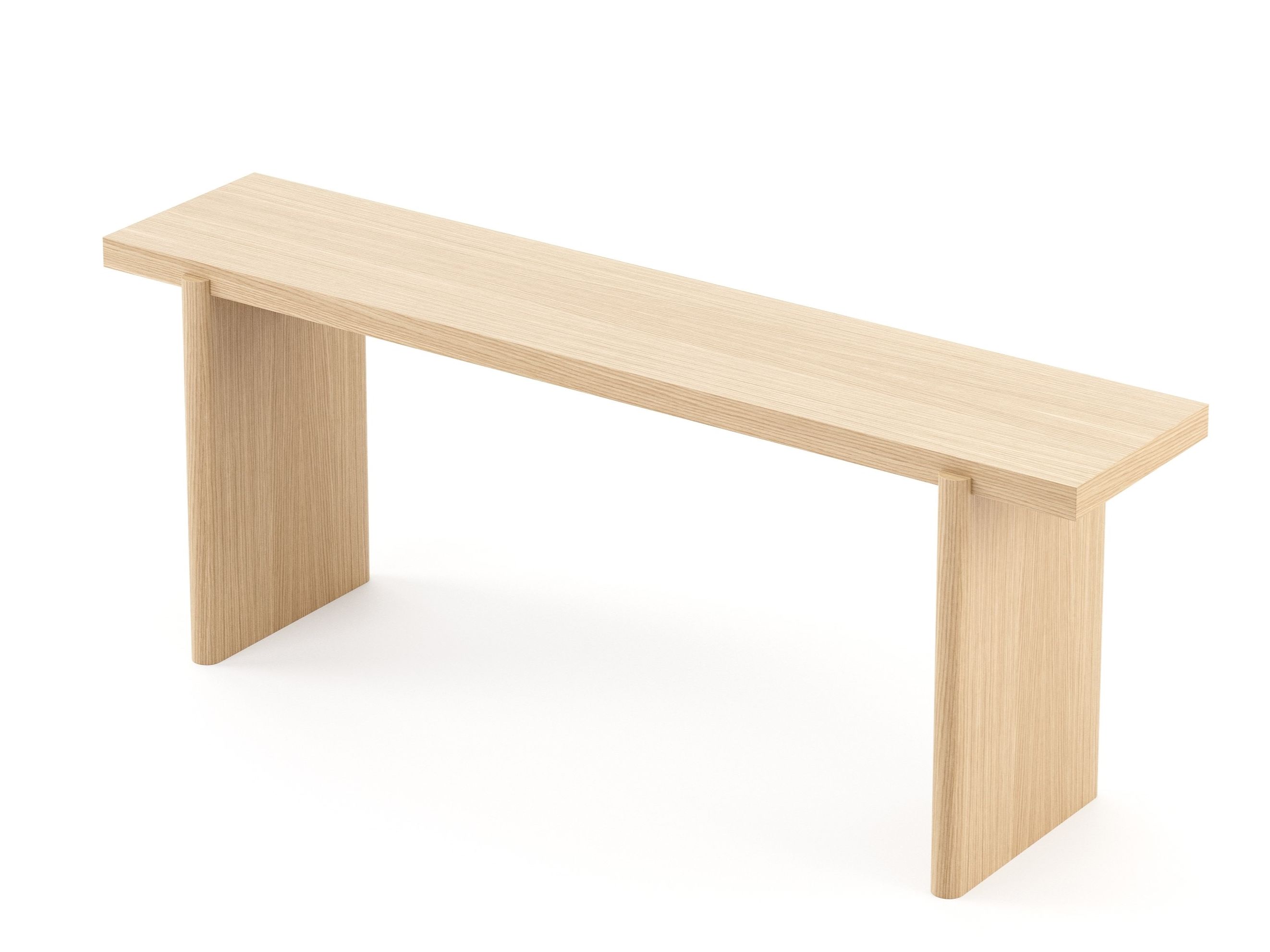 Прямоугольная консоль из грецкого ореха Stylish Club Natur ARCH-00142230 - Вид №9