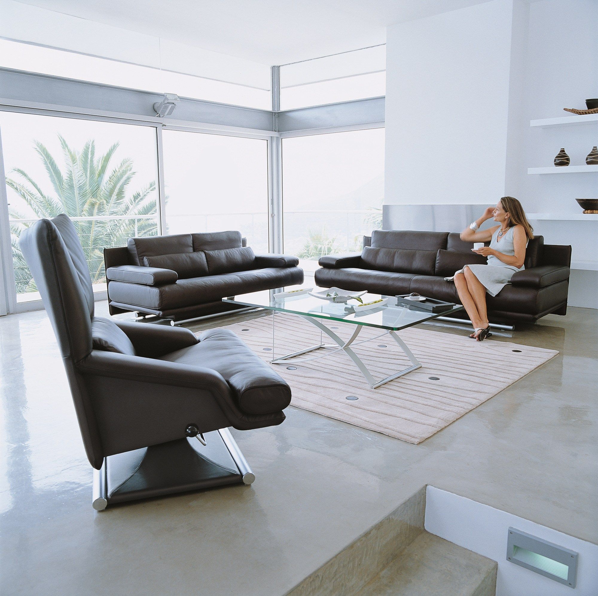 Тканевое кресло с высокой спинкой Rolf Benz Rolf benz 6500 ARCH-00015319