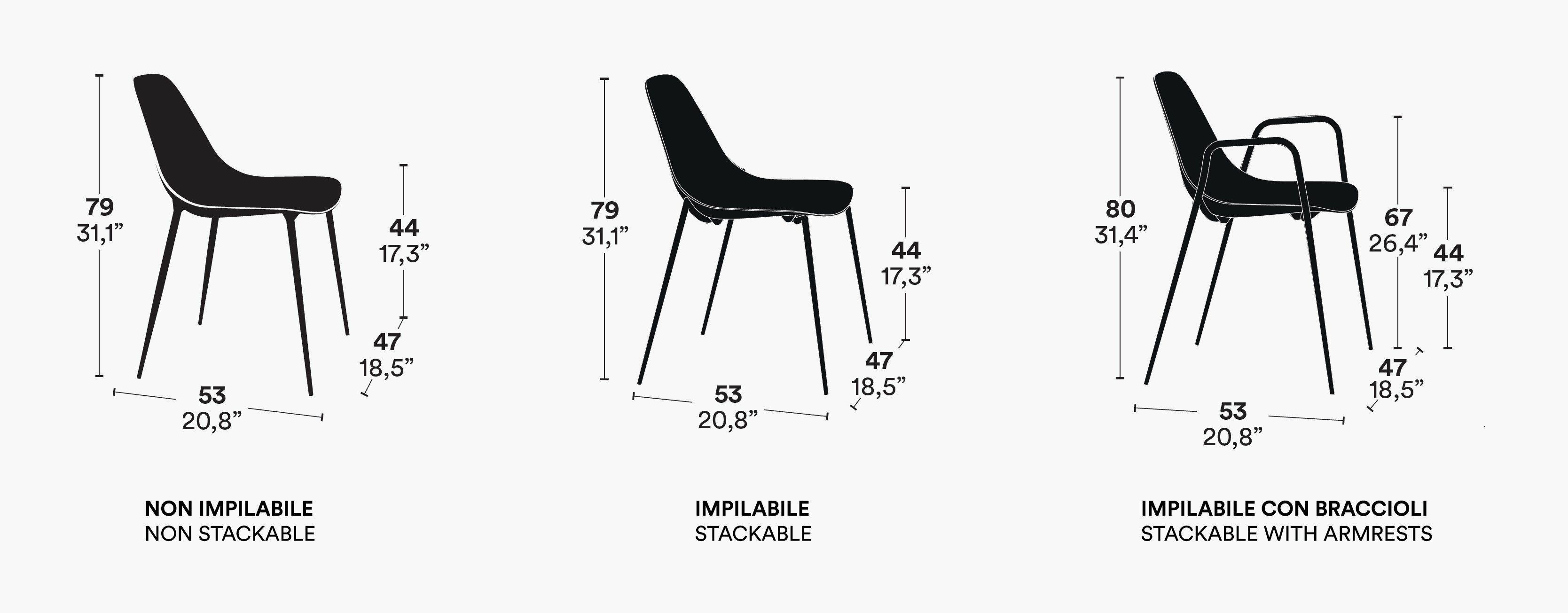 Штабелируемый стул Opinion Ciatti Mammamia ARCH-00025937 - Вид №2
