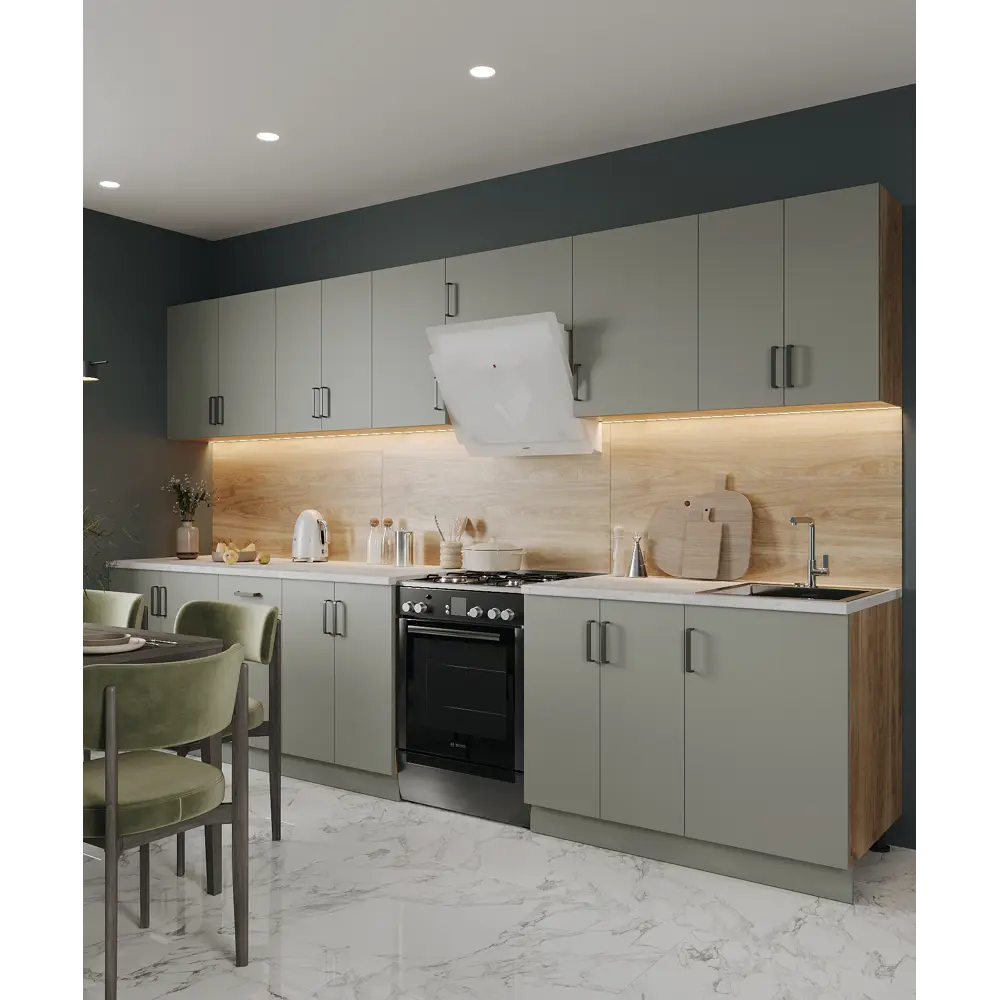 Угол для кухонного шкафа Нарбус 4x67.3 см ЛДСП цвет серый Santreyd STLM-2166983 - Вид №6