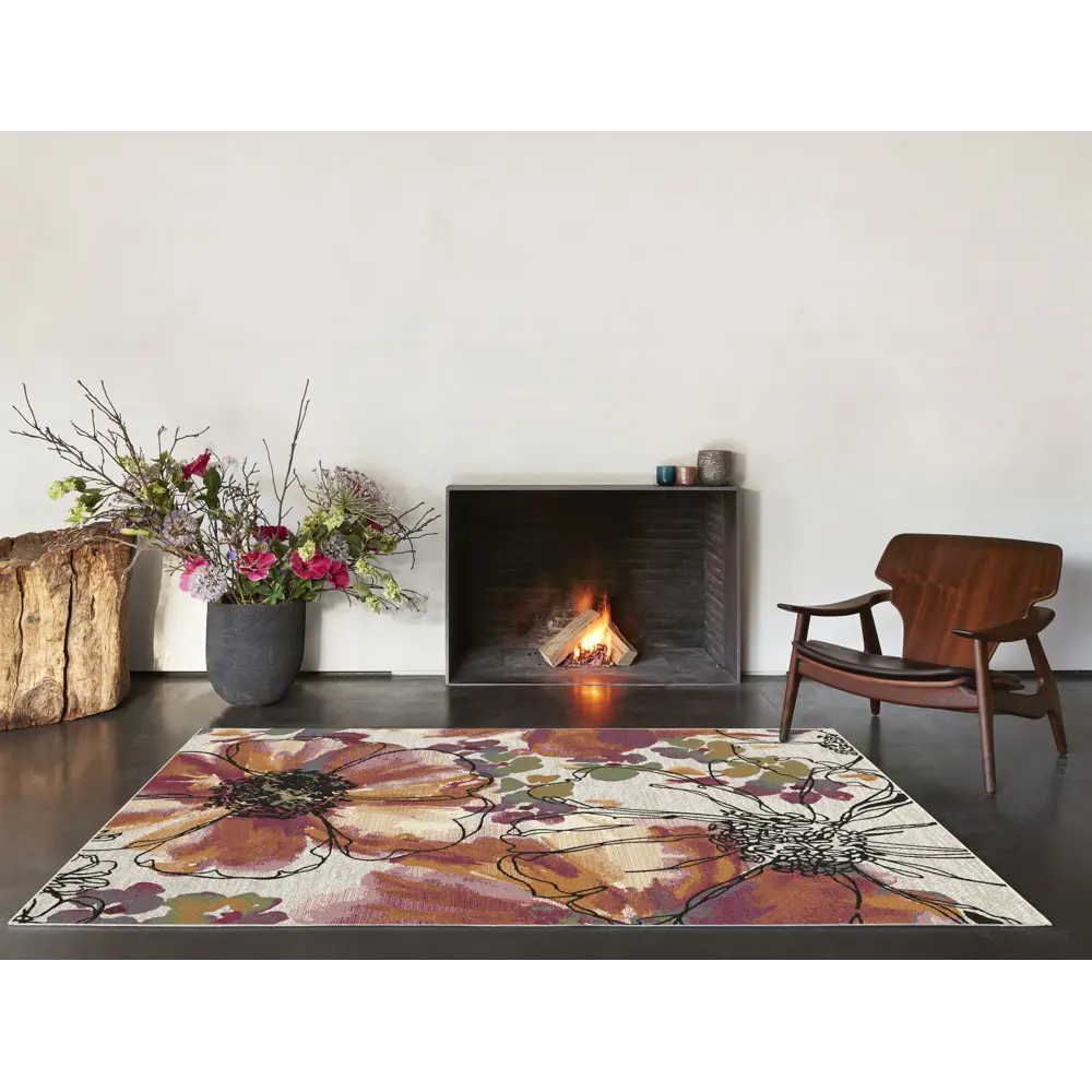 Ковер вискоза Genova 182/616161 200x290 см цвет мультиколор RAGOLLE STLM-2095498 - Вид №7