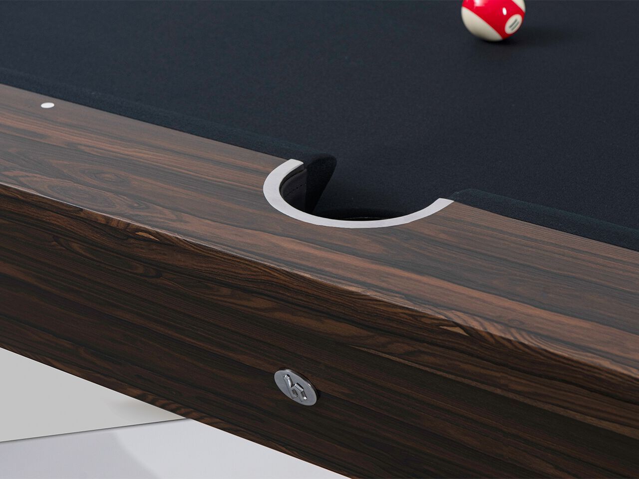 Стальной и деревянный прямоугольный бильярдный стол Hermelin biliardi современные игровые столы ARCH-00062321 - Вид №3