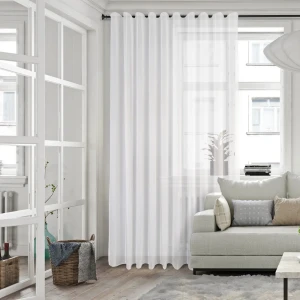 Тюль на ленте Kate 300x280 см цвет кремовый