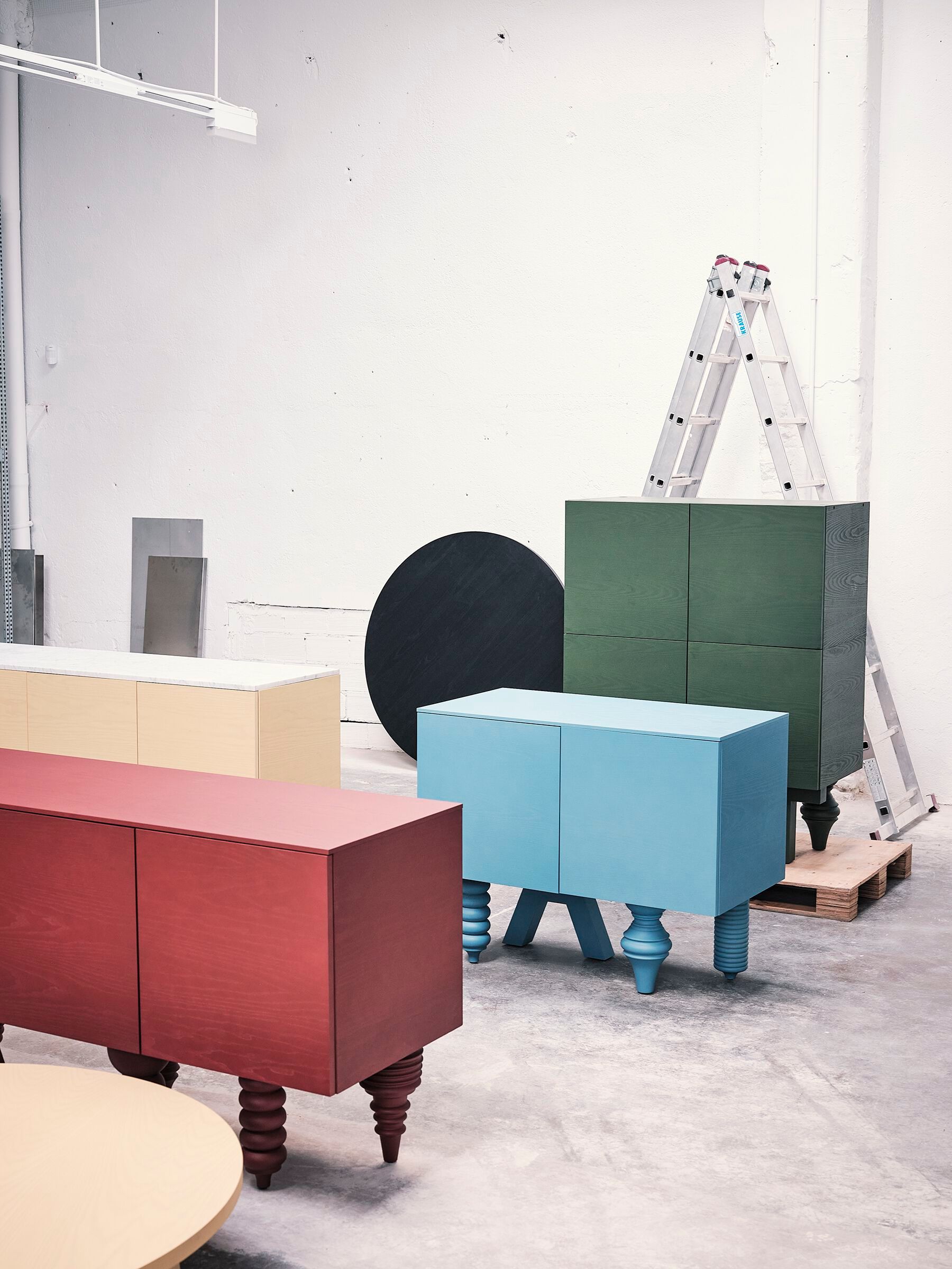 Прямоугольный журнальный столик из МДФ для гостиной BD Barcelona Multileg ARCH-00125488 - Вид №11