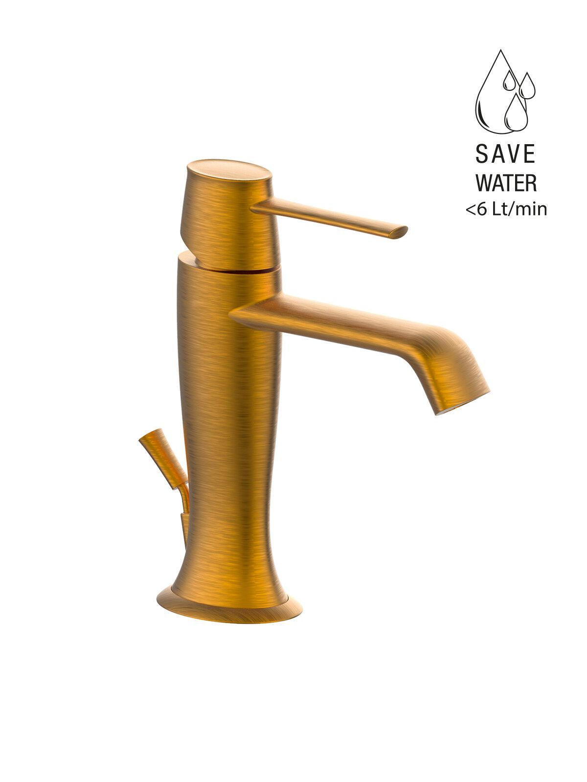 Однорычажный смеситель для раковины с раковиной Rubinetterie Frattini Delizia ARCH-00032078 - Вид №11