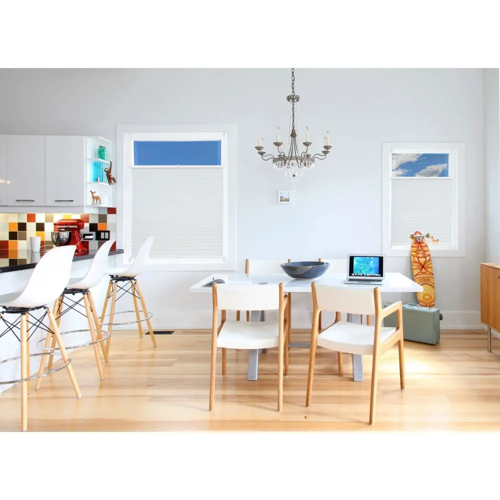 Плиссе с ручкой Плайн-Л 40х160 см текстиль цвет белый Santreyd STLM-2152877 - Вид №7