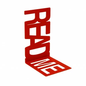 Держатель для книг "README" красный BONESSI  049437 Красный