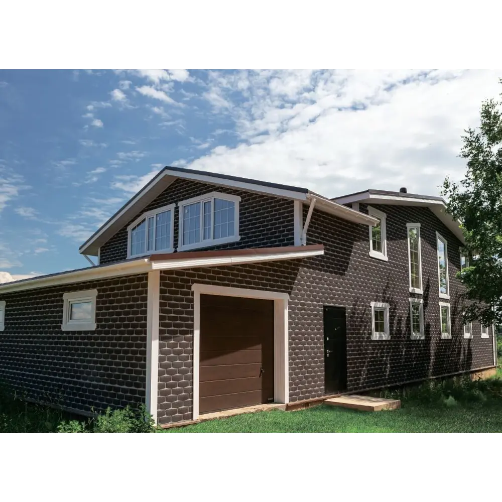 Фасадная плитка Hauberk 2.0 м² цвет кварцит ТЕХНОНИКОЛЬ STLM-2180507 - Вид №4