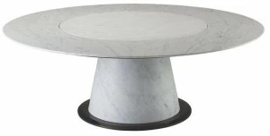 Promemoria Круглый мраморный стол с ленивой сьюзан Milano 2019