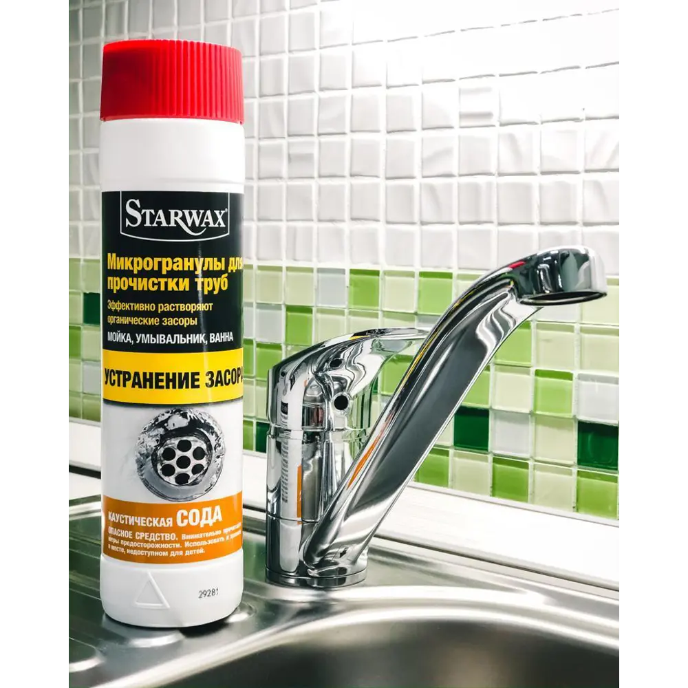 Средство для прочистки труб в микрогранулах 0.5 кг STARWAX STLM-2123534 - Вид №3