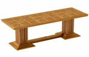 ASTELLO Прямоугольный садовый стол из тика Coquelicot Cl.tr1.l1.10