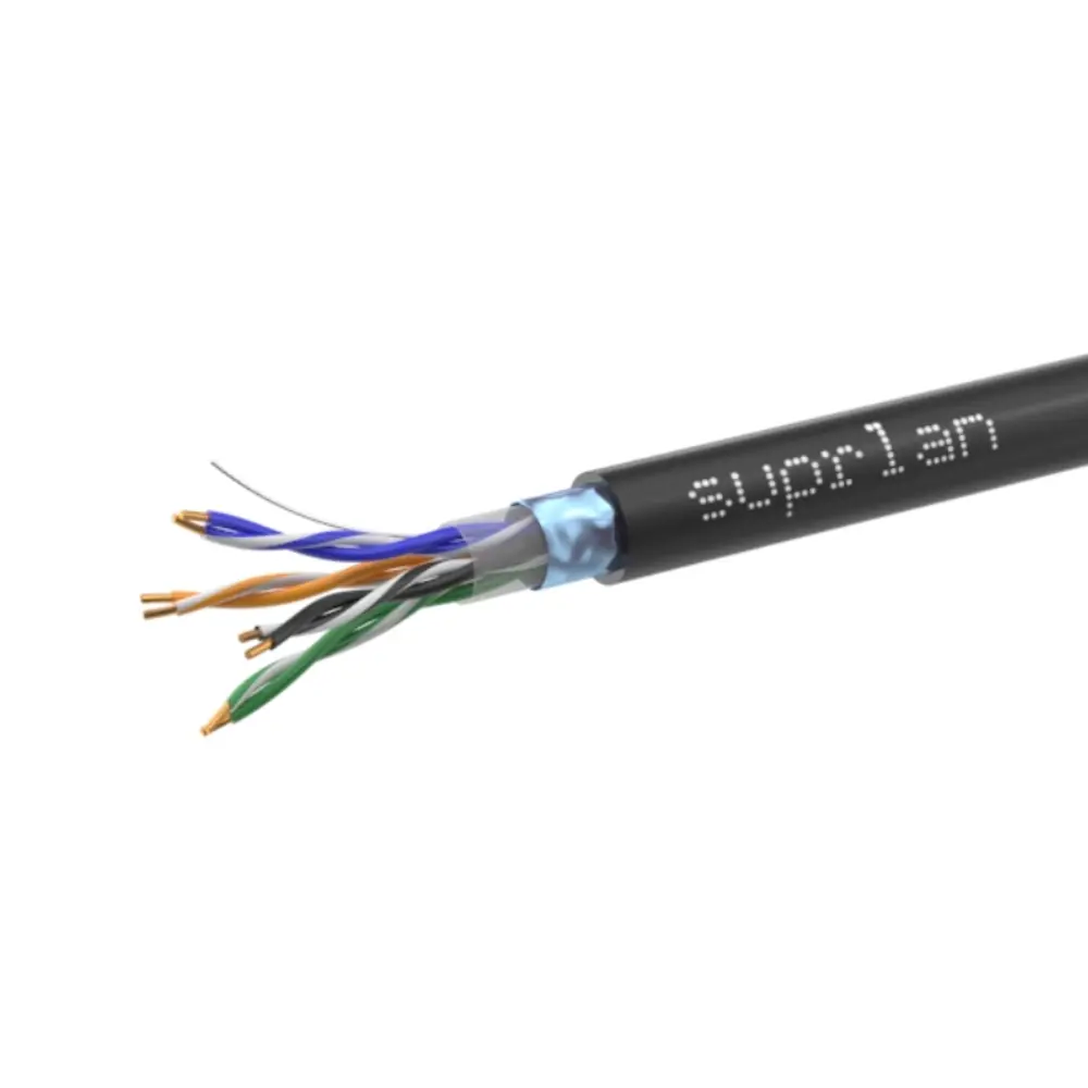 Кабель Suprlan Median FTP 5e 4x2xAWG24 медь/полиэтилен внешний 305 м