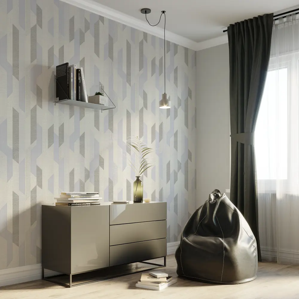 Обои флизелиновые Home Color Tact серые 1.06 м HC31137-14 STLM-2031687 - Вид №3