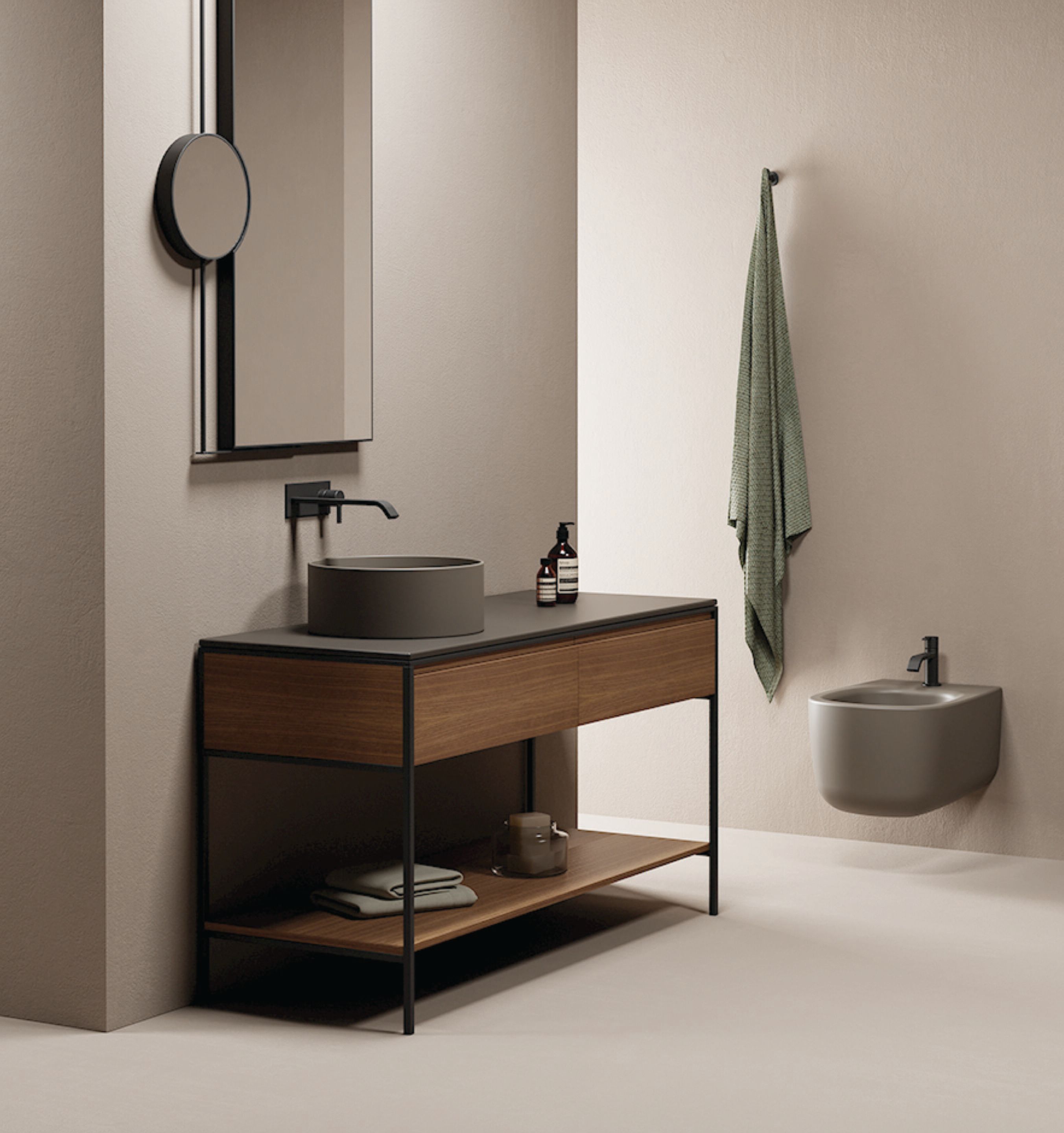 Напольный умывальник с ящиками Nic мост ARCH-00039547 - Вид №3