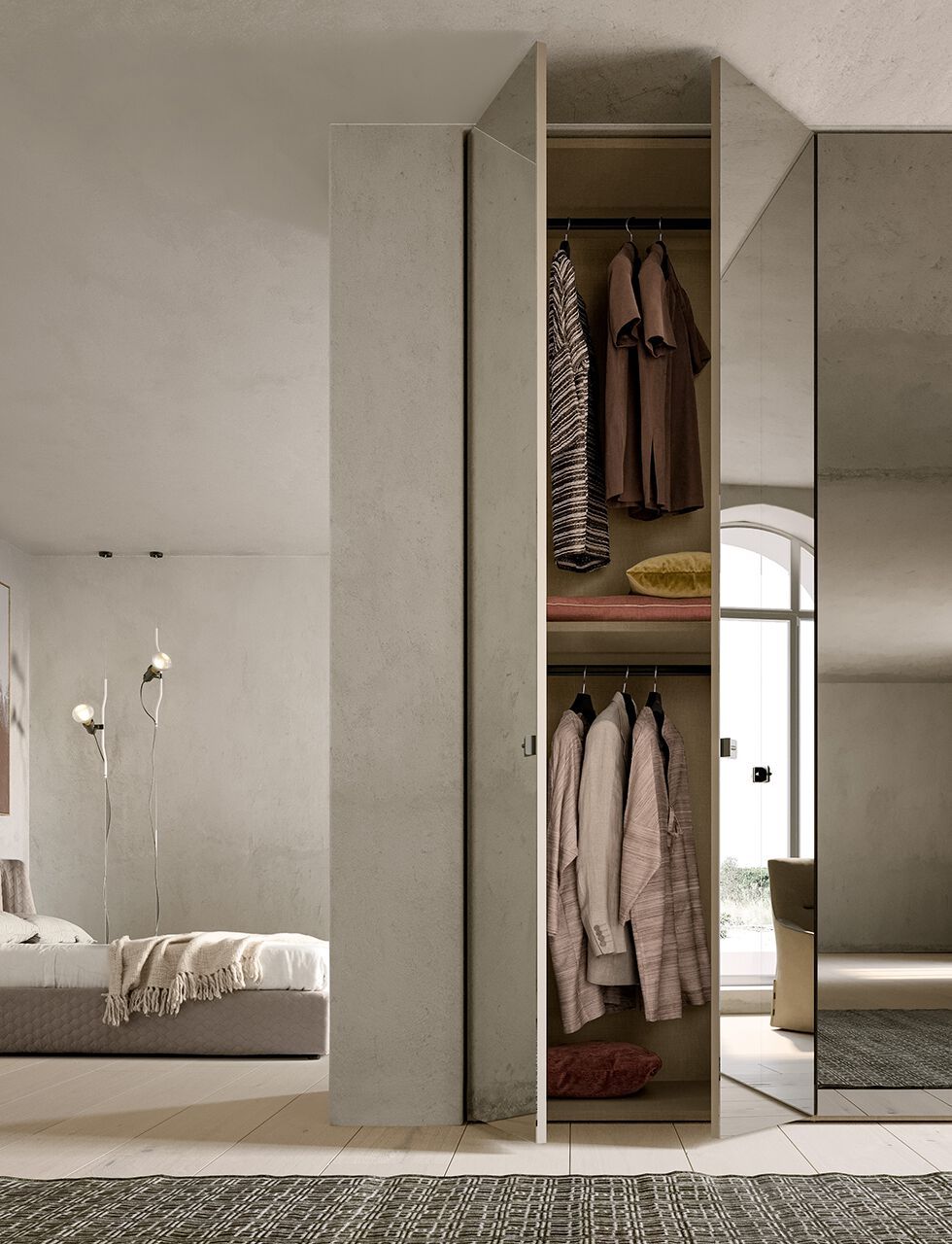 Модульный шкаф из зеркального стекла Adok ателье ARCH-00031863 - Вид №2