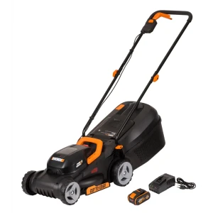 Газонокосилка аккумуляторная Worx WG730E 20 В 30 см 1x4 Ач АКБ и ЗУ входит в комплект