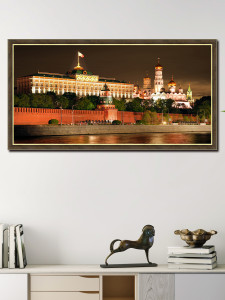 91257311 Картина в раме "Москва" 50/100 см. GRAF 14019 STLM-0524376 GRAFIS-ART