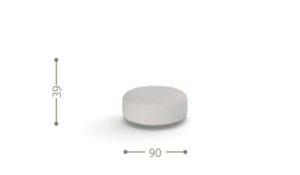 Ткань круглый сад пуфик Talenti Шах ARCH-00044005 - Вид №4