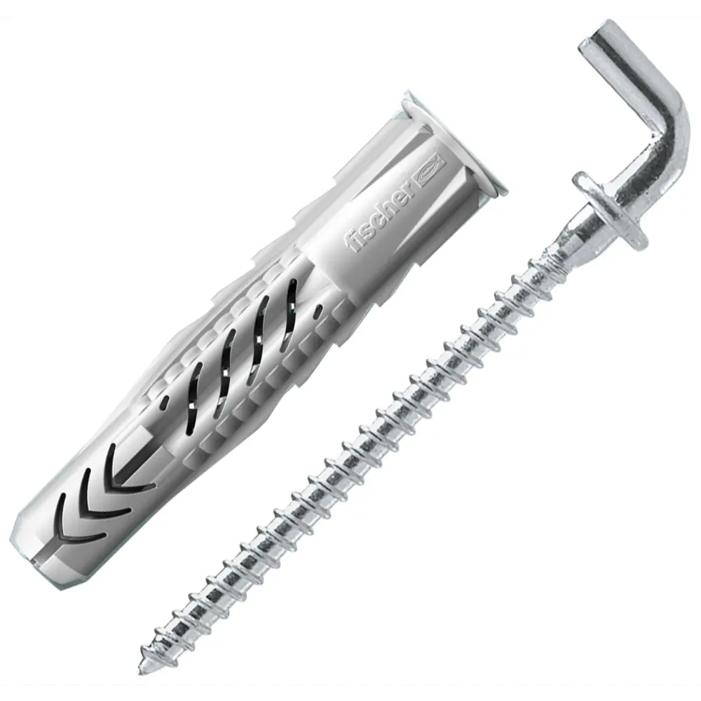 Дюбель-крюк-костыль Fischer UX WH, 8x50 мм, нейлон, 25 шт STLM-2064465